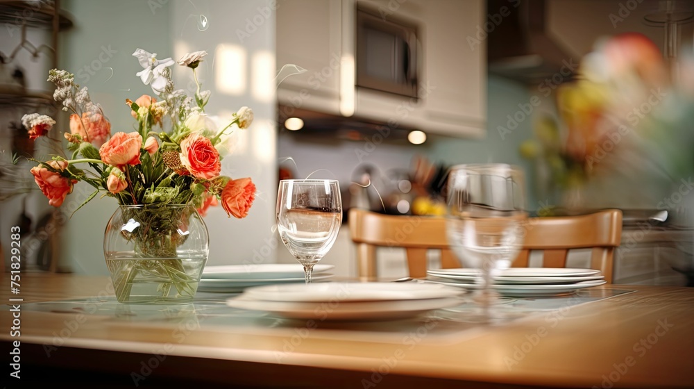 cooking kitchen blurred room cooking kitchen blurred room