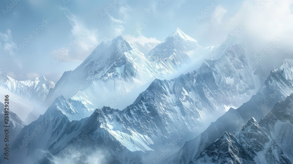 Obraz premium exposure mountain risk