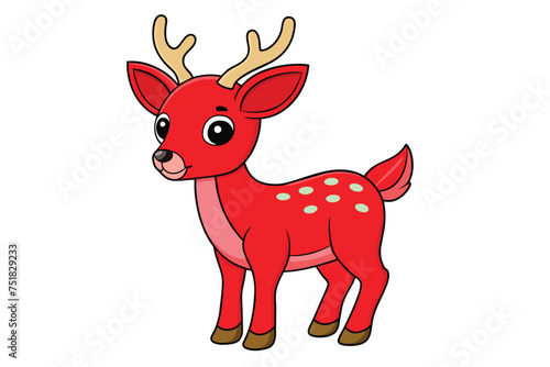 Illustration of a cute deer