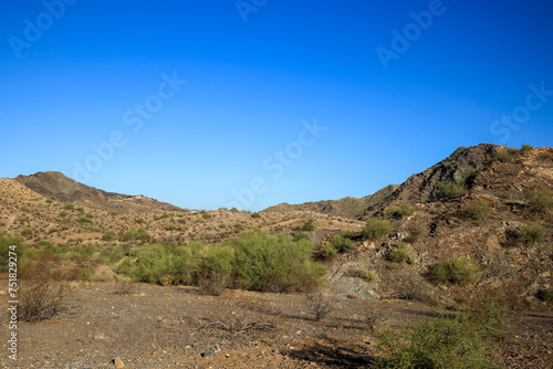Low Rise Mountains around Dreamy Draw Recreation Area in Phoenix, AZ