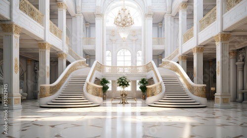 modern design mansion building © vectorwin