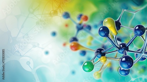 science molecule medical background