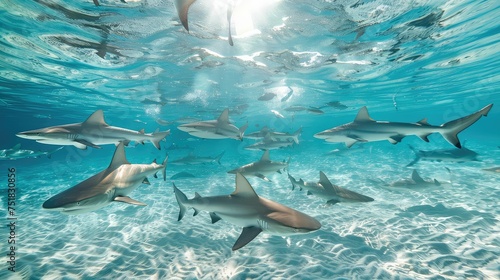 ocean school of shark
