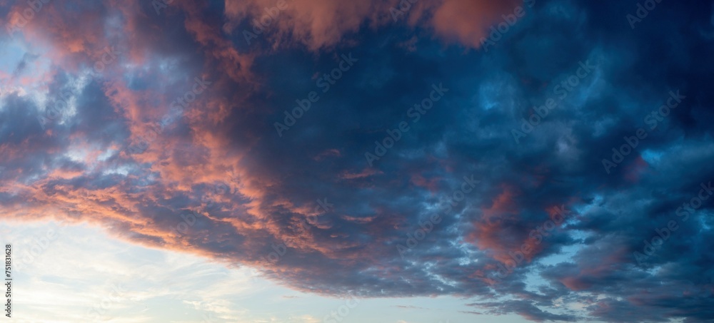 Beautiful sky with clouds