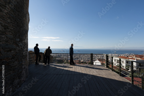 Viewpoint Overlooking Thessaloniki and Aegean Sea