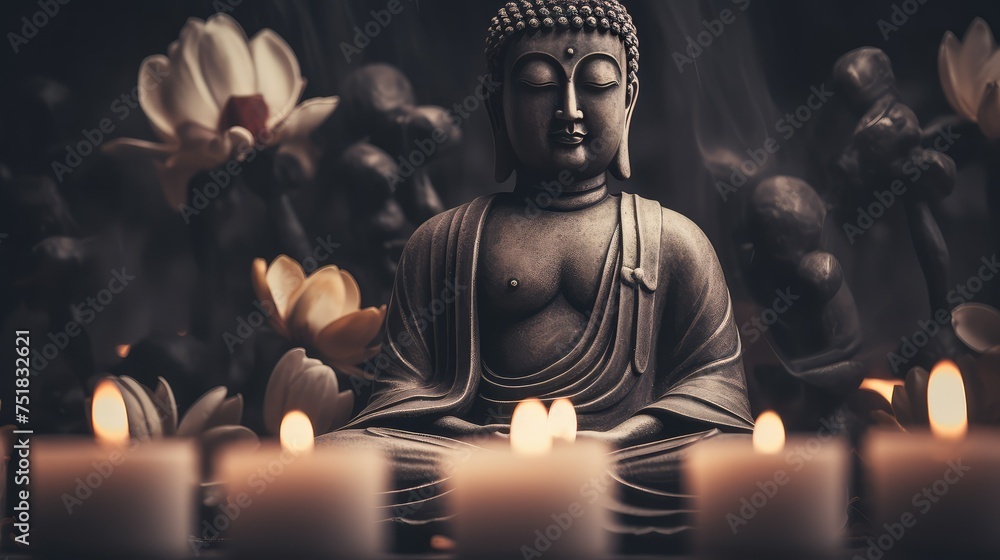 Fototapeta premium simplicity art zen background