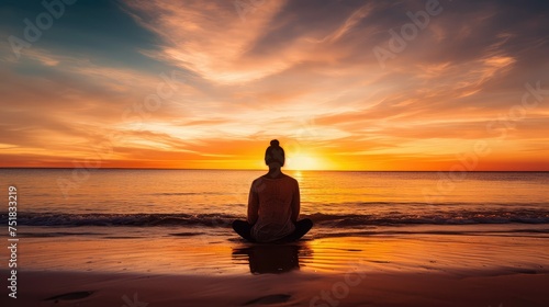 meditative relax zen background © vectorwin
