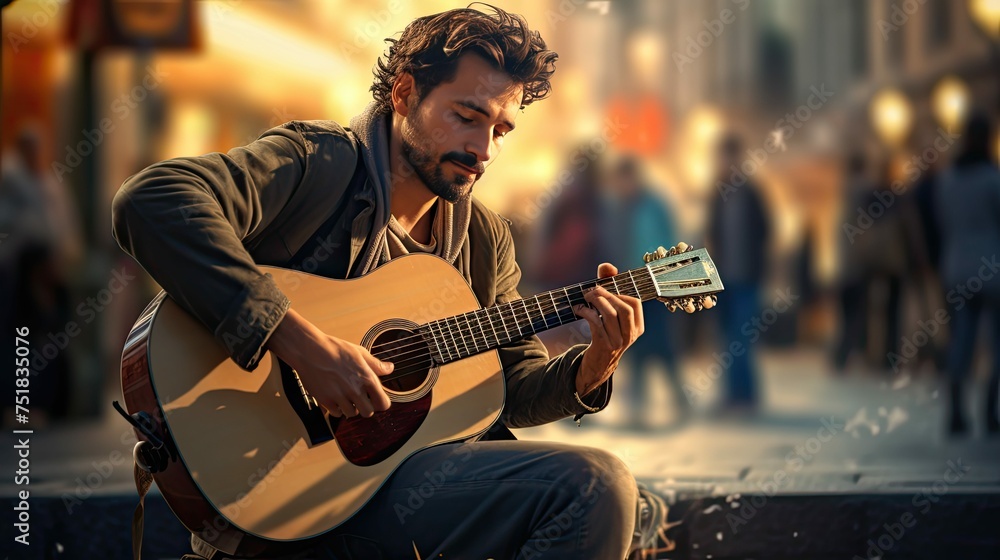 Obraz premium serene light music background