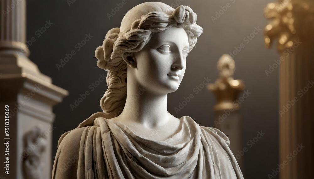 aphrodite of melos venus de milo statue in louvre paris