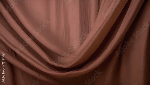 the background of the drapery is made in a brown color