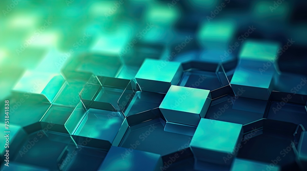 Obraz premium modern web hexagon background