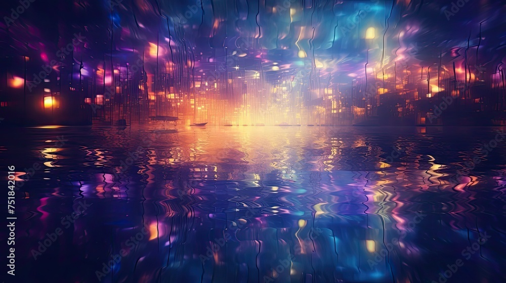 Fototapeta premium abstract color blurred lights