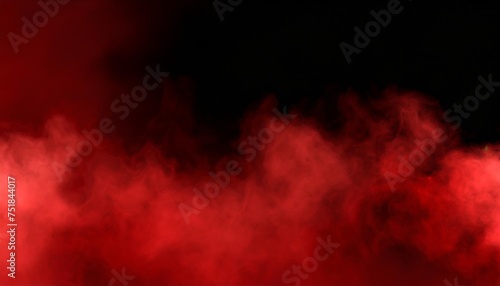 panoramic red fog mist texture overlays abstract smoke isolated background for effect text or copyspace stock illustration photo