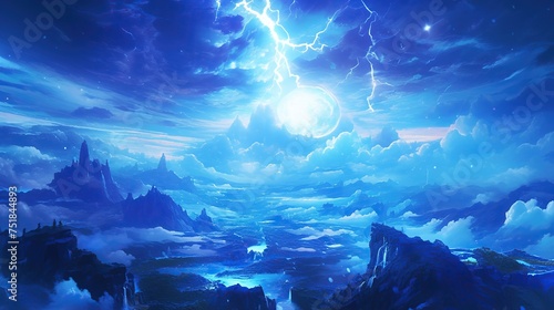 Greek gods  Mount Olympus  full moon night  storm  lightning  thunder  ultra realistic  ultra detailed 4K  anime style  --ar 16 9 --quality 0.5 --niji 6 Job ID  c9b7e517-53e1-4c96-bc95-1a24a00b1e87