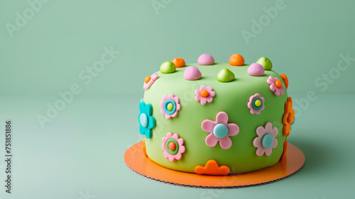 A colorful and delicious birthday cake.