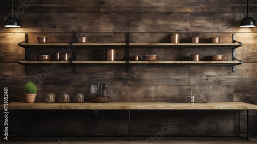 design plank kitchen background