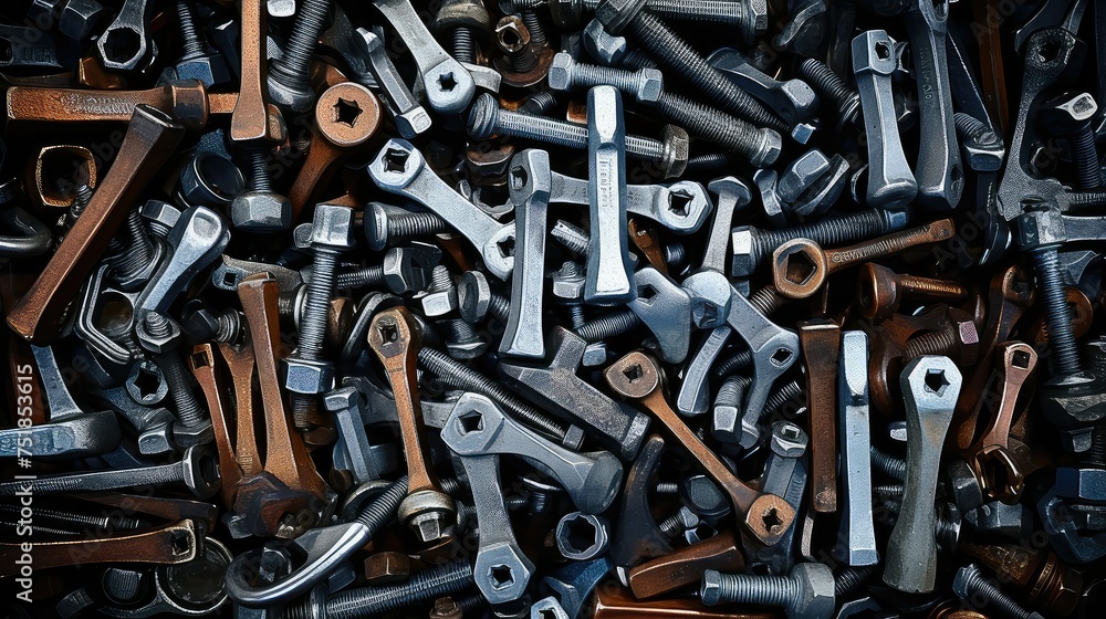 Fototapeta premium technology industrial metal background
