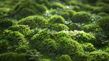 Close-Up of Lush Green Moss