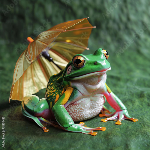 frog umbrella photo