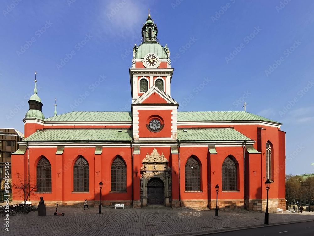 Obraz premium Saint James church in Stockholm