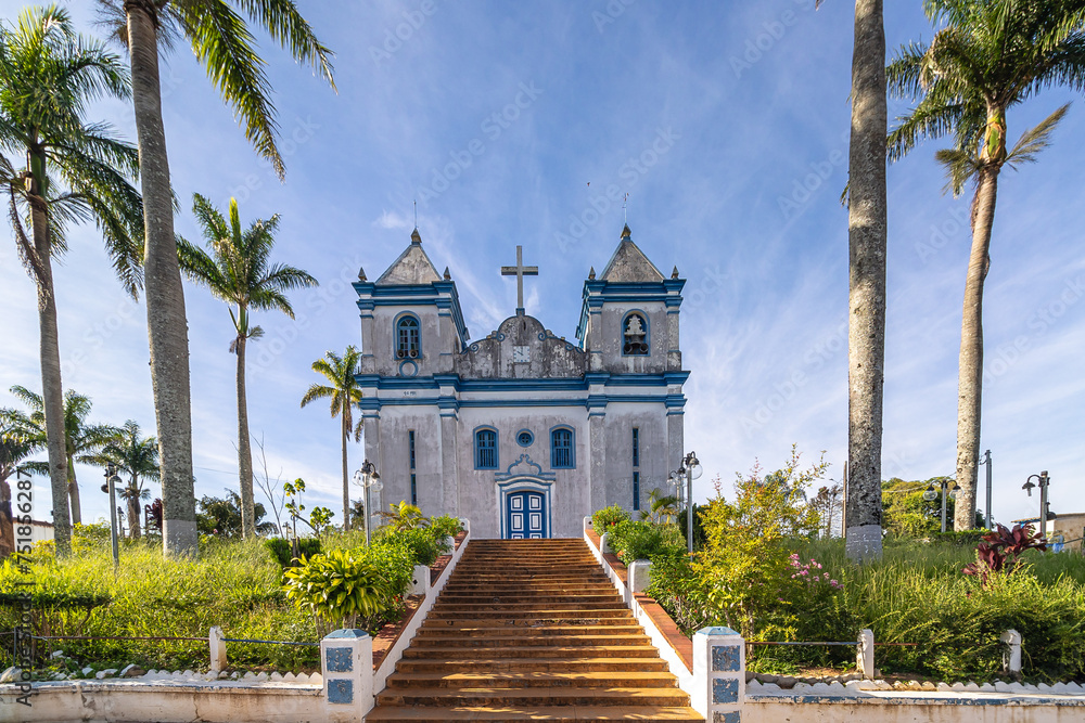 igreja no distrito de Roças Novas, na cidade de Sabará, Estado de Minas, Brasil