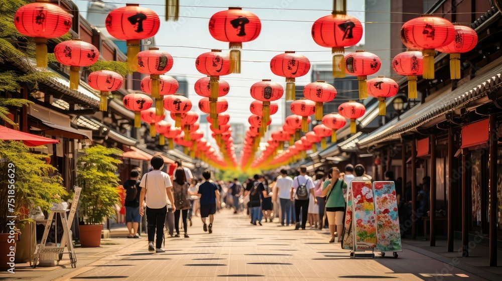 Obraz premium design decoration japanese background