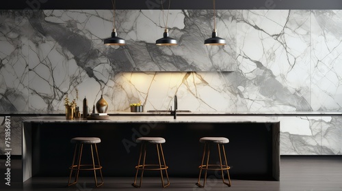 elegant kitchen marble background