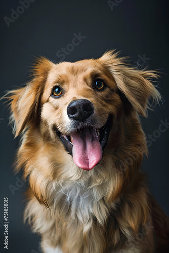 golden retriever portrait, dog
