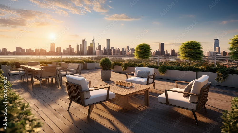 Fototapeta premium spacious new apartment building