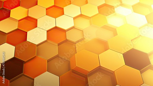 modern presentation hexagon background