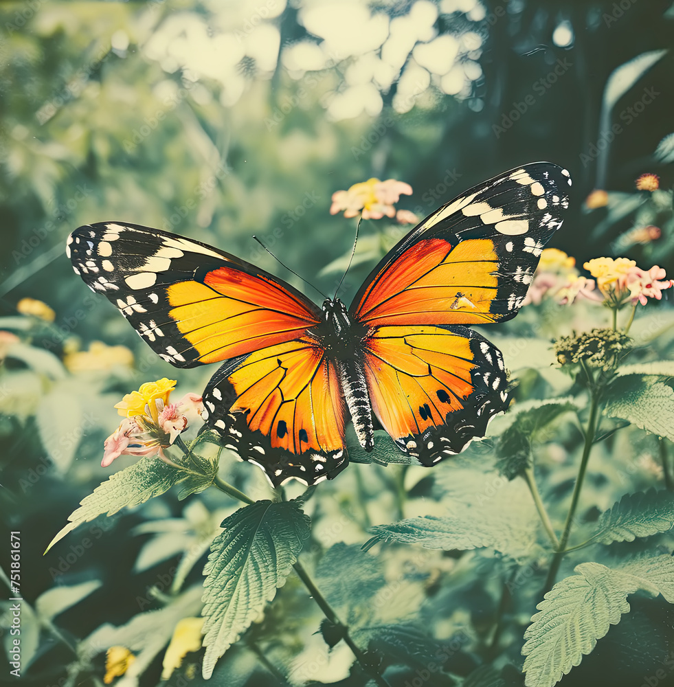 Multicolored beautiful butterfly image. Multicolored beautiful butterfly image.