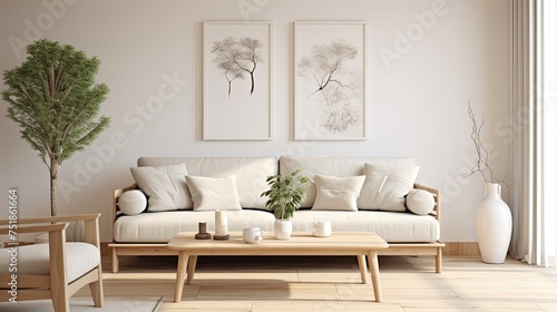 stylish sofa interior room © vectorwin