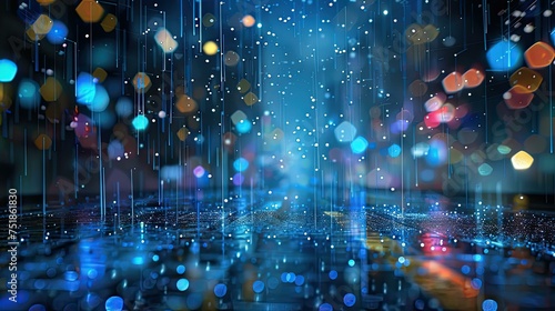 dazzle raining glitter © vectorwin