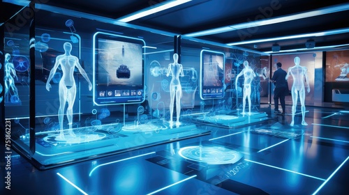 robotics futuristic medical background