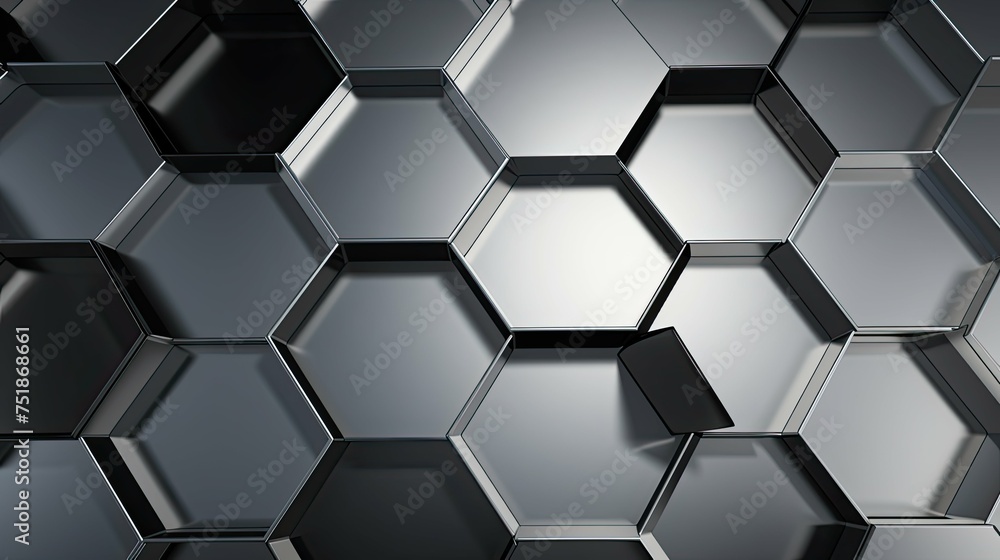 design grey hexagon background design grey hexagon background