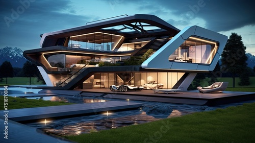 energy modern house building © vectorwin