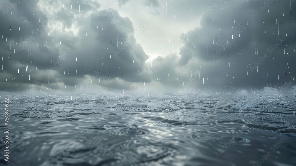 Fototapeta premium wet cloud rain