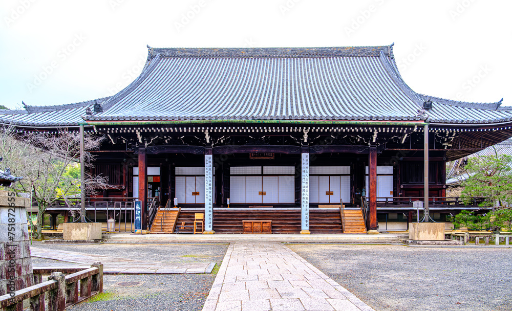 Naklejka premium 京都、粟生の光明寺
