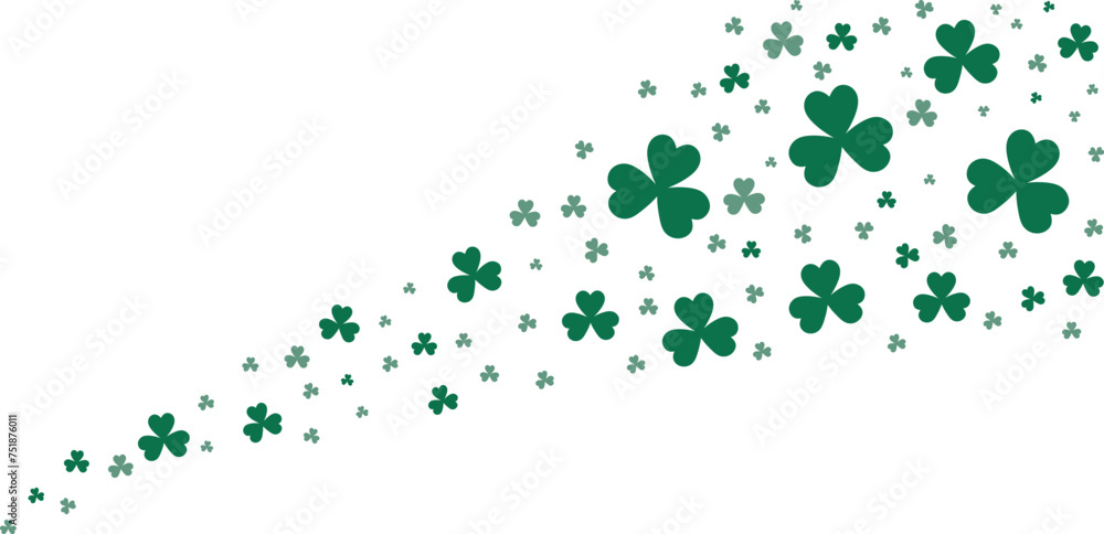 Clover frame illustration for st Patrick's day Clover frame illustration for st Patrick's day