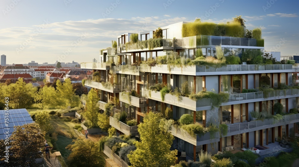 Obraz premium loft accommodation apartment building