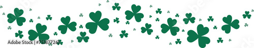 Clover frame illustration for st Patrick's day