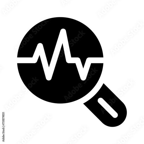 diagnose glyph icon