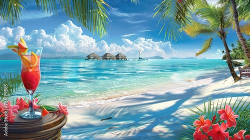 tropical island vacation