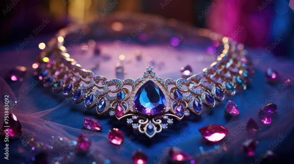 style cosmetic jewelry background