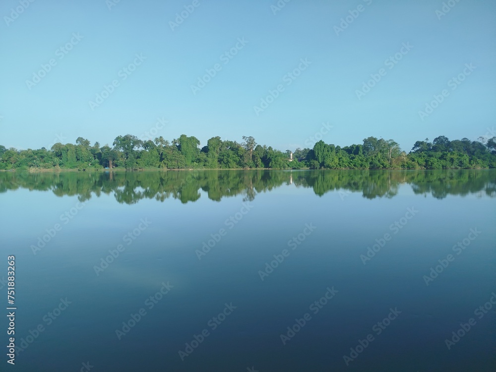 Fototapeta premium Peaceful view of the river