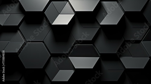 shapes geometric black background