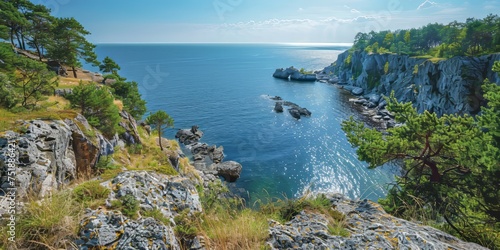 Landscape of the Baltic coast