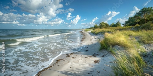 Landscape of the Baltic coast