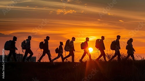 classroom school silhouette