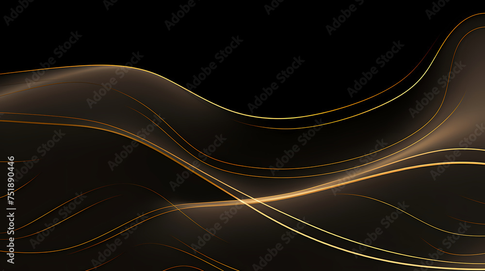 3D abstract background and curved lines 3D abstract background and curved lines
